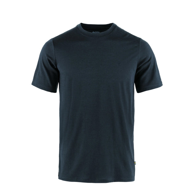 Fjallraven Abisko Wool SS T-Shirt Classic Dark Navy – The Sporting Fjallraven Abisko Wool SS T-Shirt Classic Dark Navy – The Sporting