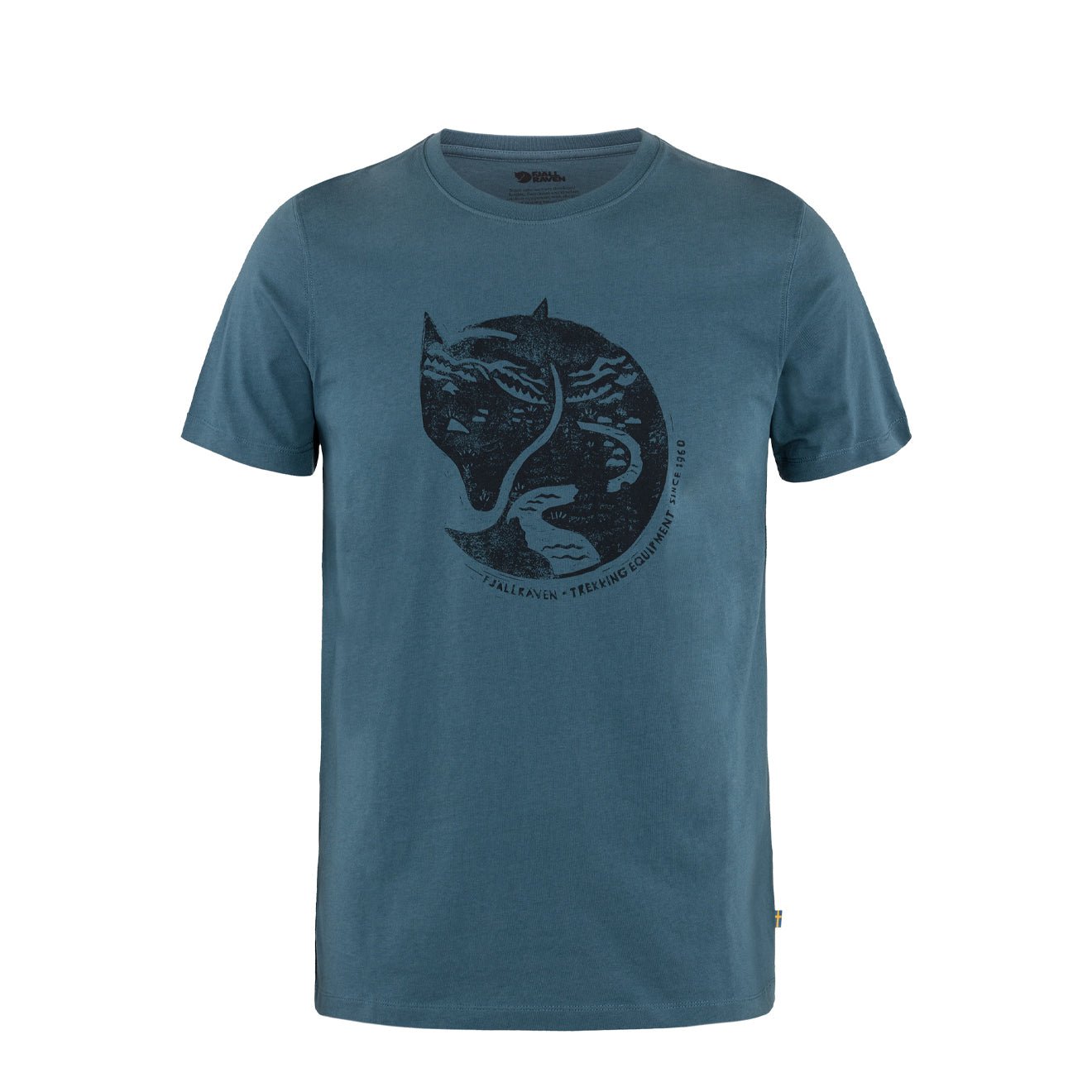 Fjallraven Arctic Fox T-Shirt Indigo Blue - The Sporting Lodge