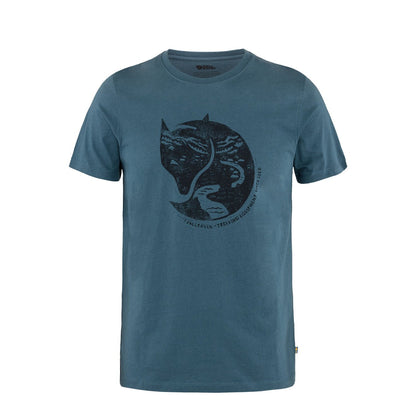 Fjallraven Arctic Fox T-Shirt Indigo Blue - The Sporting Lodge