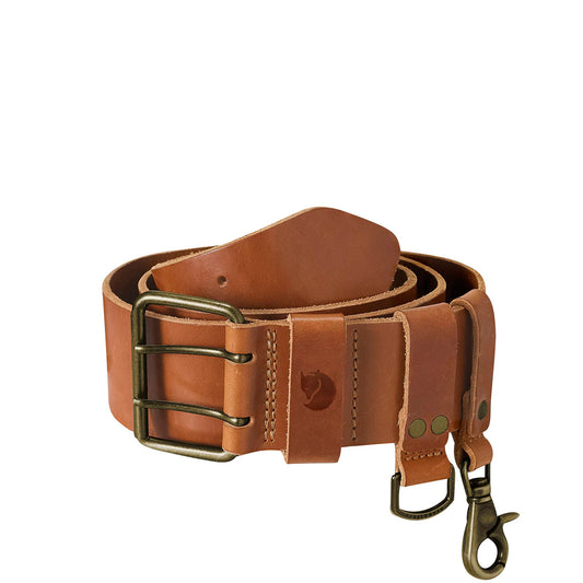 Fjallraven Equipment Belt Leather Cognac