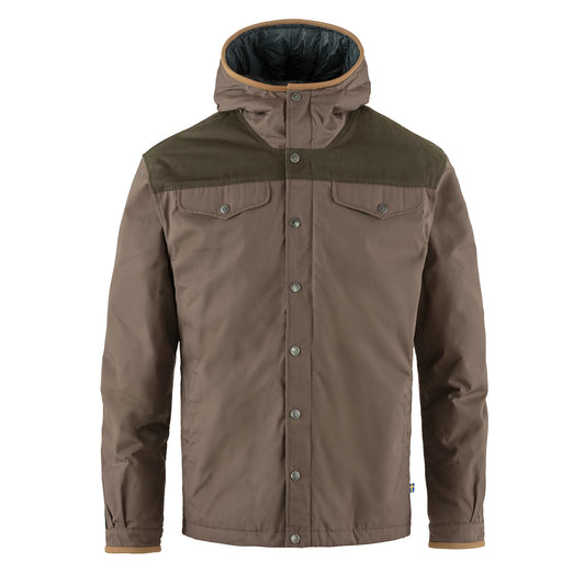Fjallraven Greenland No. 1 Down Jacket Suede Brown / Dark Olive - The Sporting Lodge
