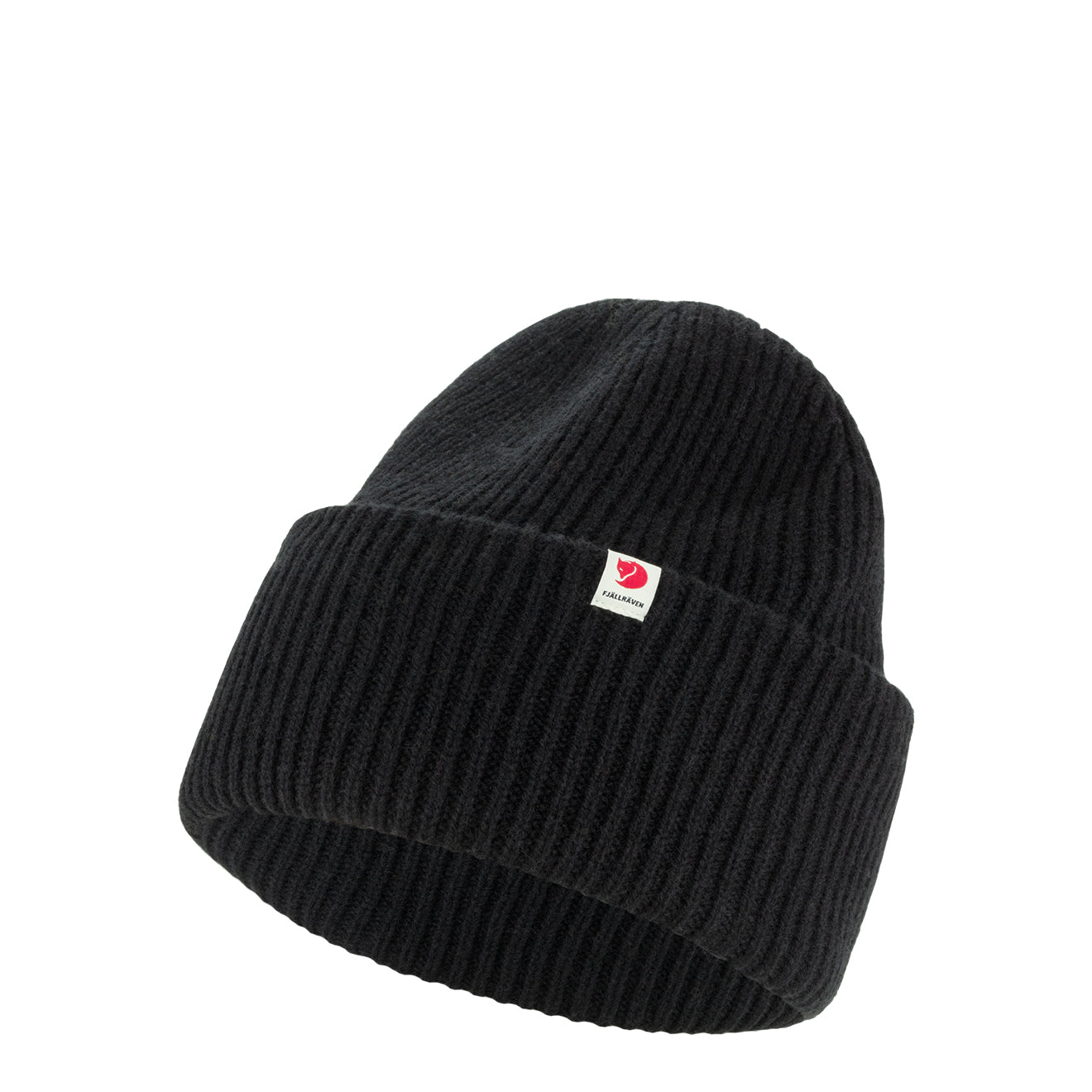 Fjallraven  Heavy Beanie Black - The Sporting Lodge
