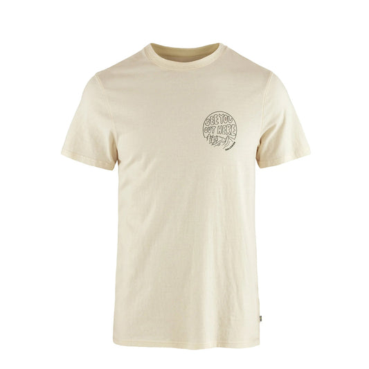 Fjallraven Hemp Blend Out Here T-shirt Chalk White