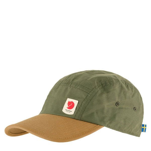 Fjallraven High Coast Wind Cap Green - Buckwheat Brown - The Sporting Lodge