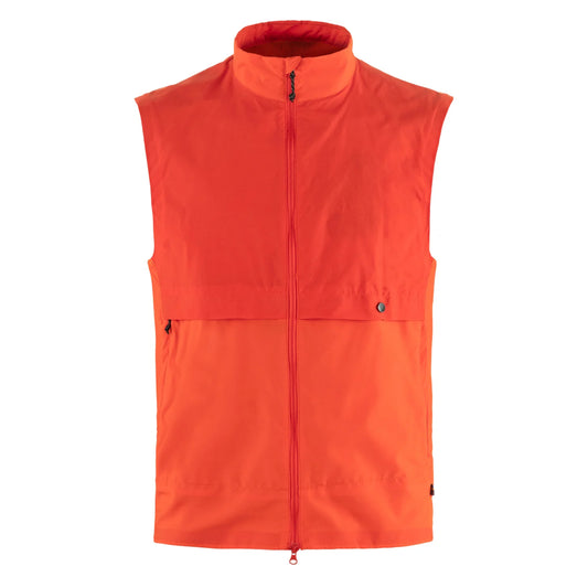 Fjallraven Hoja Adventure Vest Flame Orange - The Sporting Lodge