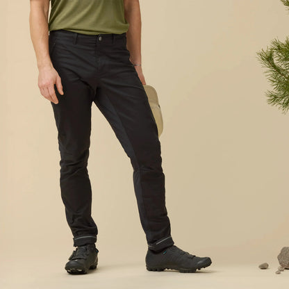 Fjallraven Hoja Hybrid Trousers Black - The Sporting Lodge
