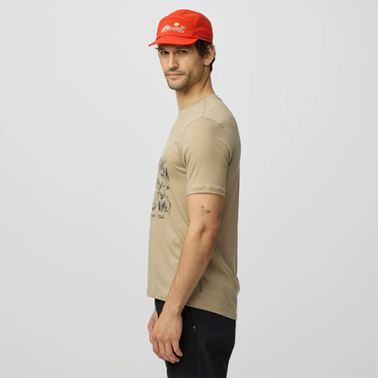 Fjallraven Hoja Lugnt Wool T-shirt Classic Fossil