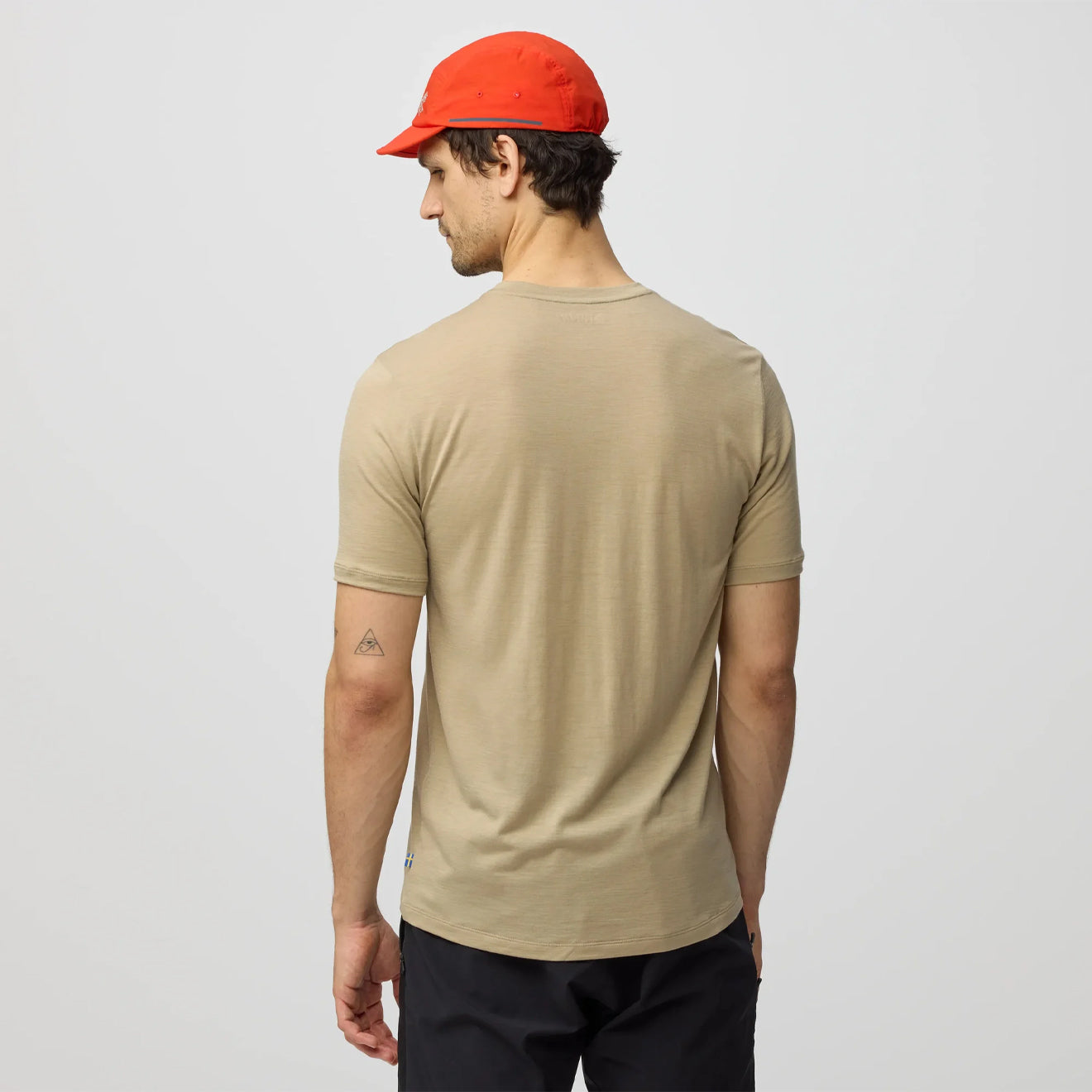 Fjallraven Hoja Lugnt Wool T-shirt Classic Fossil