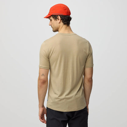 Fjallraven Hoja Lugnt Wool T-shirt Classic Fossil
