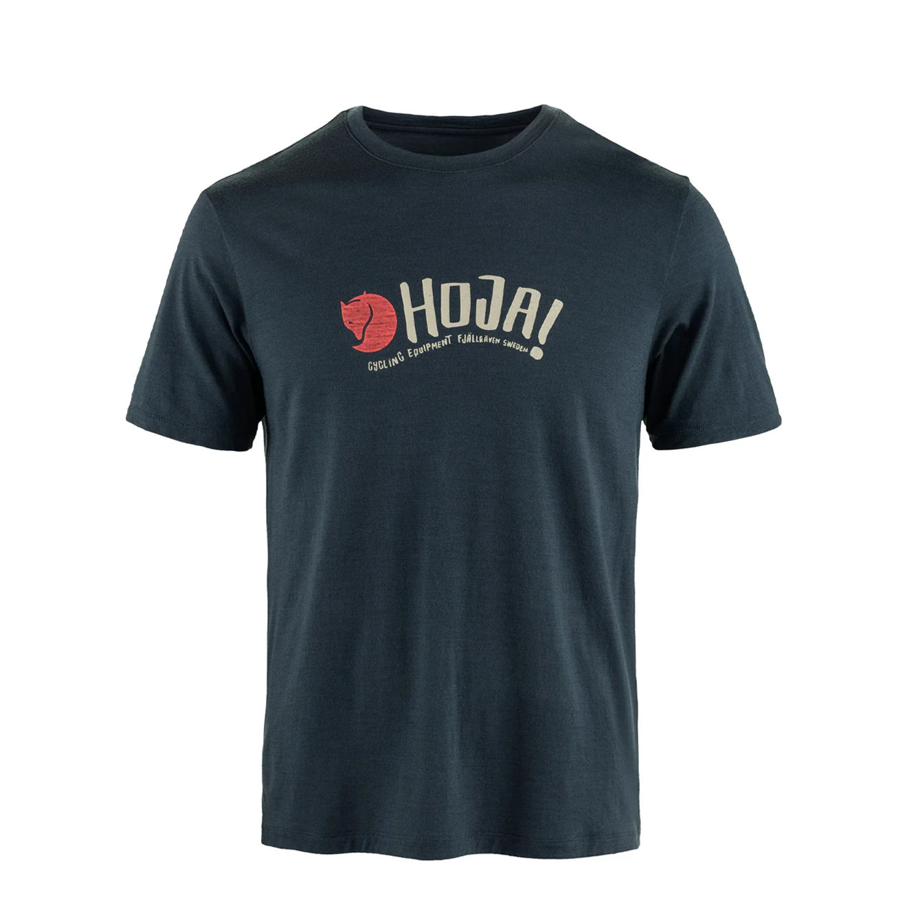Fjallraven Hoja Wool T-shirt Dark Navy - The Sporting Lodge