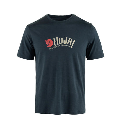 Fjallraven Hoja Wool T-shirt Dark Navy - The Sporting Lodge