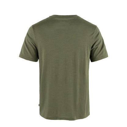 Fjallraven Hoja Wool T-shirt Laurel Green - The Sporting Lodge
