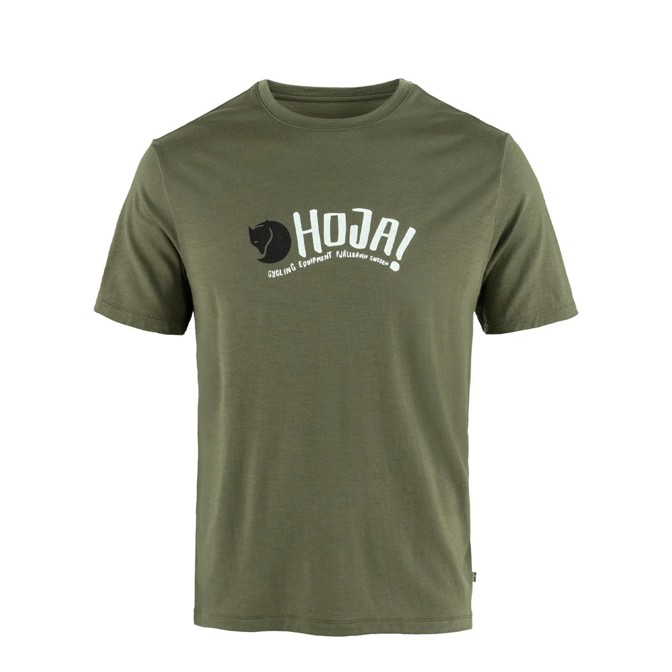 Fjallraven Hoja Wool T-shirt Laurel Green - The Sporting Lodge
