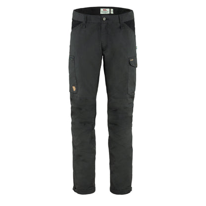 Fjallraven Kaipak Trousers Reg Leg Dark Grey / Black