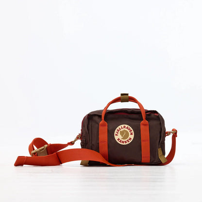 Fjallraven Kanken Koncept Crossbody Black Oak / Rowan Red
