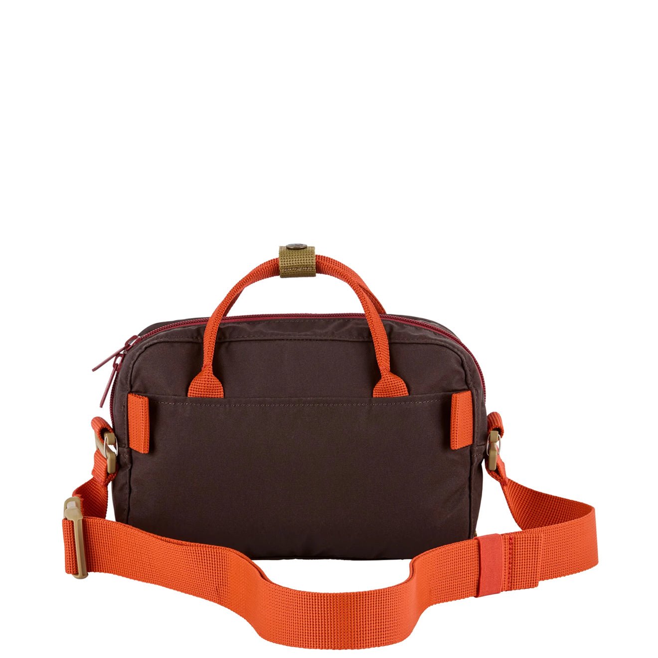 Fjallraven Kanken Koncept Crossbody Black Oak / Rowan Red