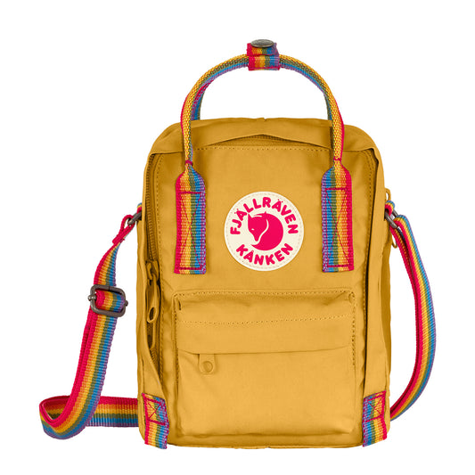 Fjallraven Kanken Rainbow Sling Ochre / Rainbow - The Sporting Lodge