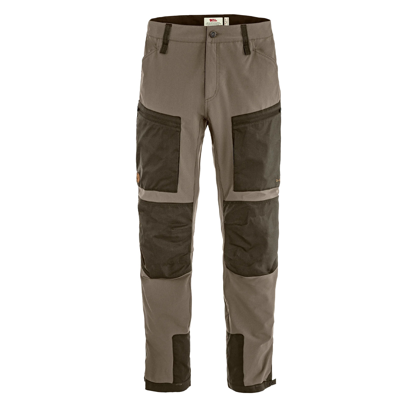 Fjallraven Keb Agile Trousers Reg Leg Classic Suede Brown / Dark Olive