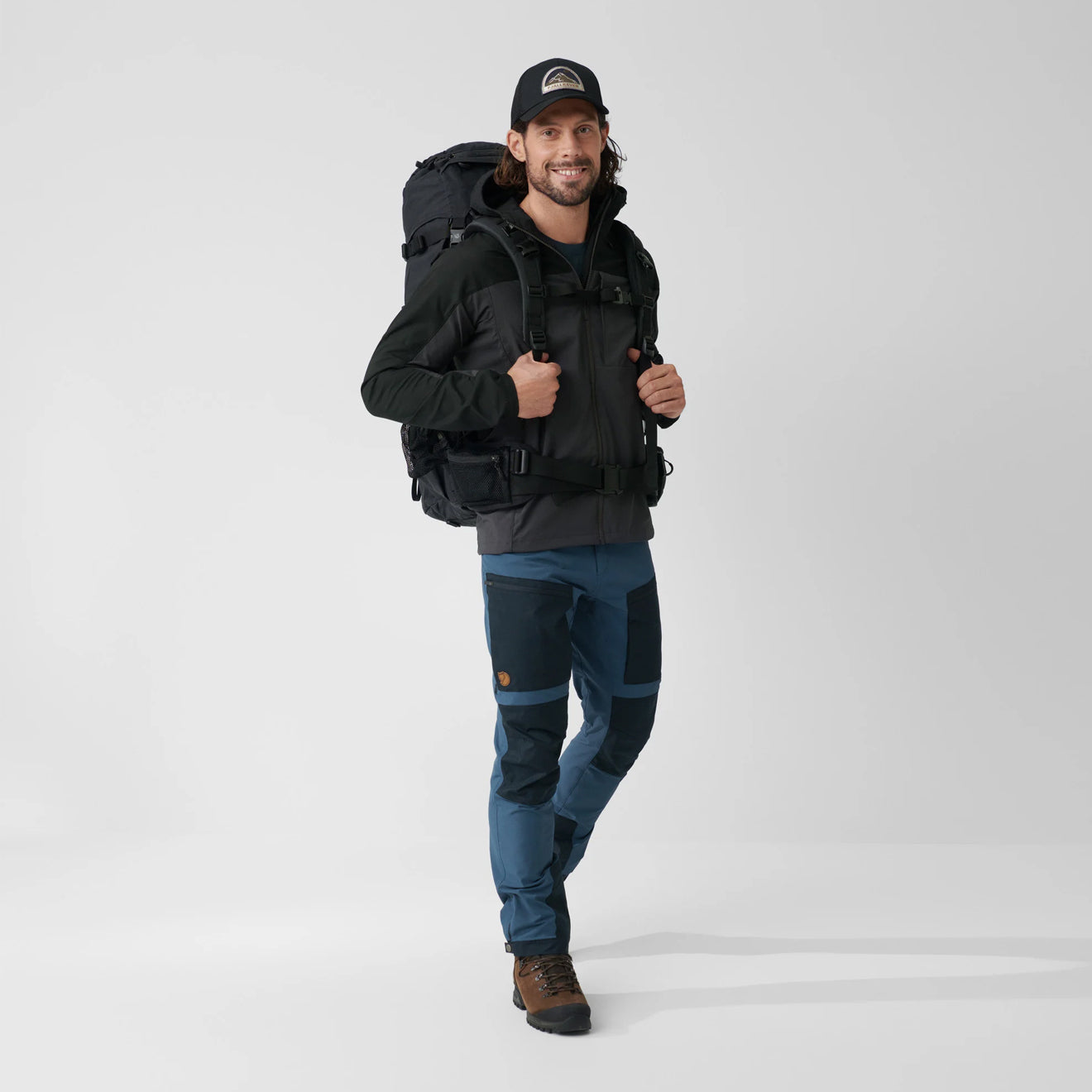 Fjallraven Keb Agile Trousers Reg Leg Classic Suede Brown / Dark Olive