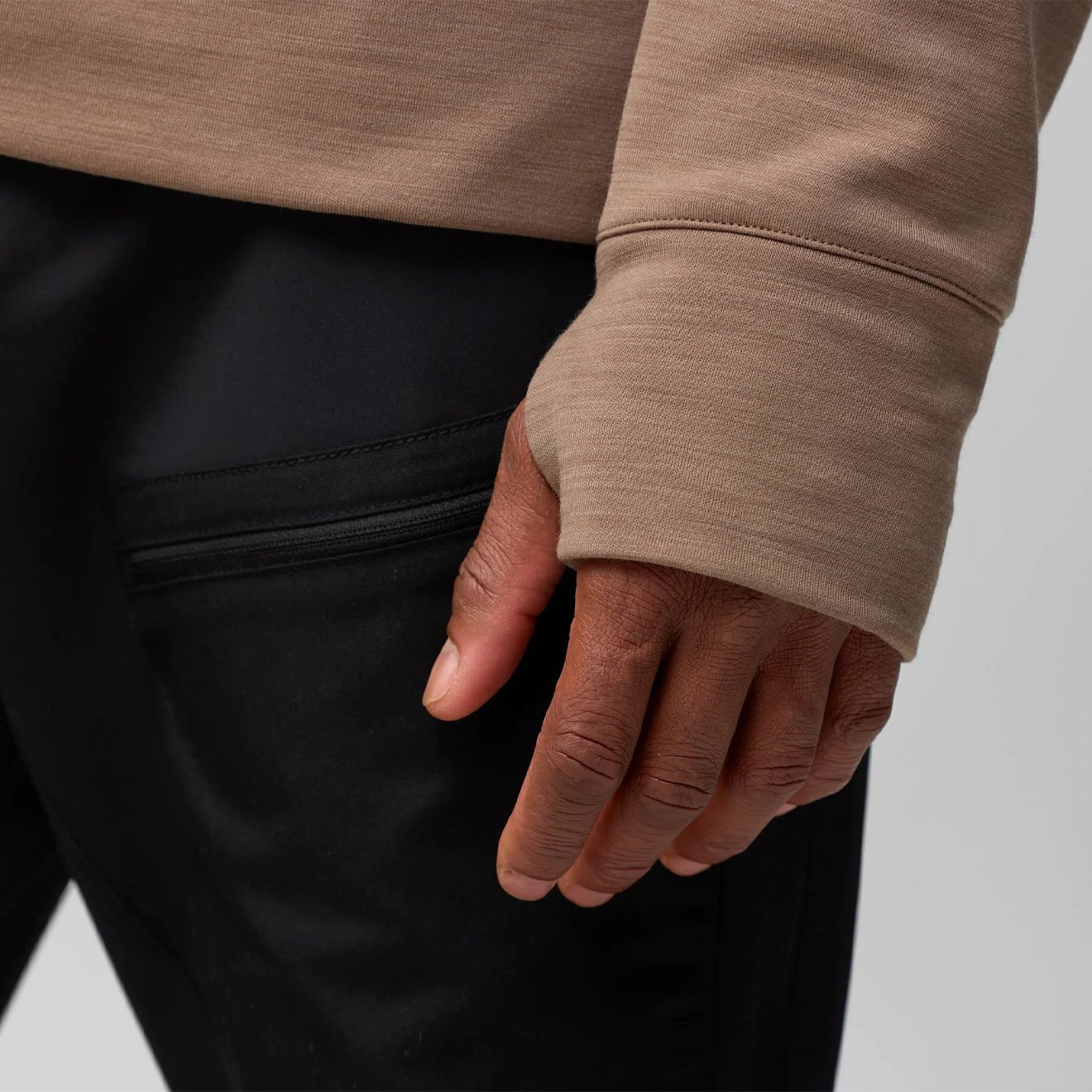 Fjallraven Keb Fleece Crew Neck Classic Suede Brown - The Sporting Lodge