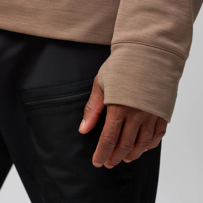 Fjallraven Keb Fleece Crew Neck Classic Suede Brown - The Sporting Lodge