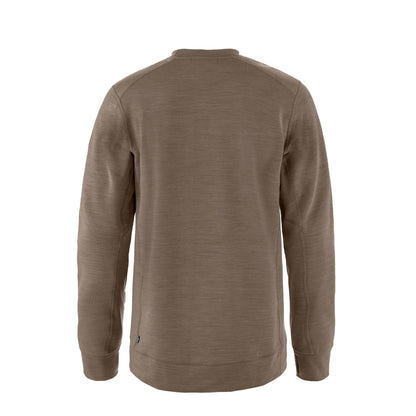 Fjallraven Keb Fleece Crew Neck Classic Suede Brown - The Sporting Lodge