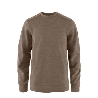 Fjallraven Keb Fleece Crew Neck Classic Suede Brown - The Sporting Lodge