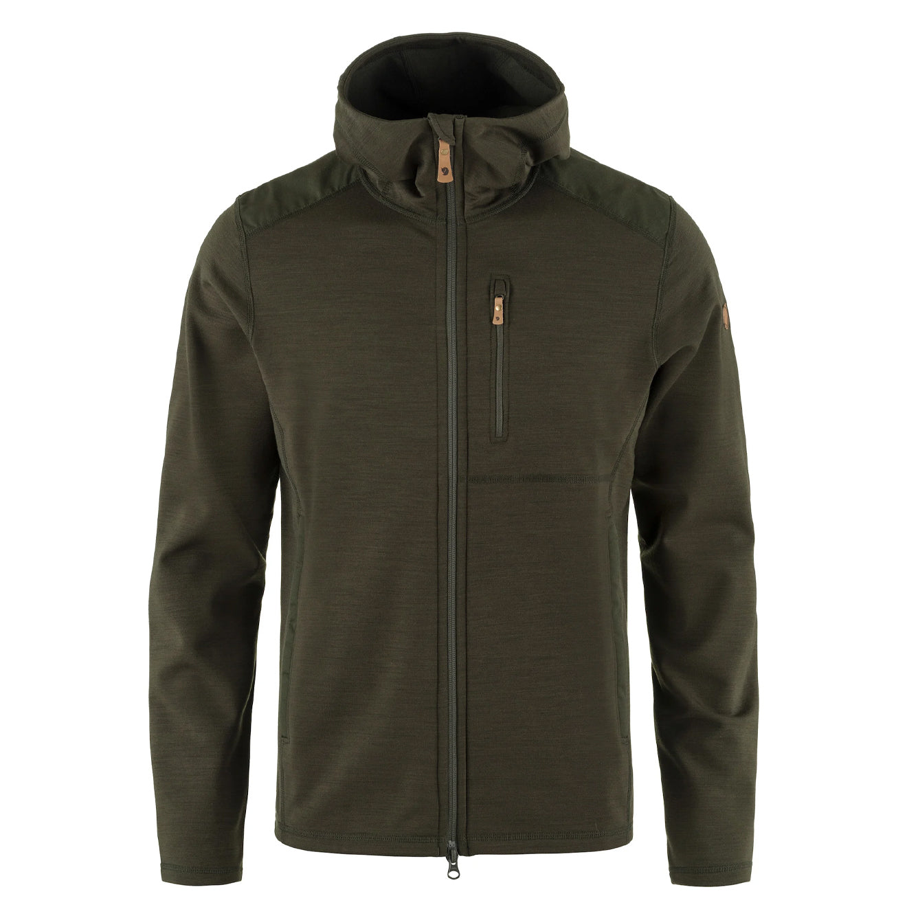 Fjallraven Keb Fleece Hoodie Classic Deep Forest - The Sporting Lodge