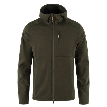 Fjallraven Keb Fleece Hoodie Classic Deep Forest - The Sporting Lodge