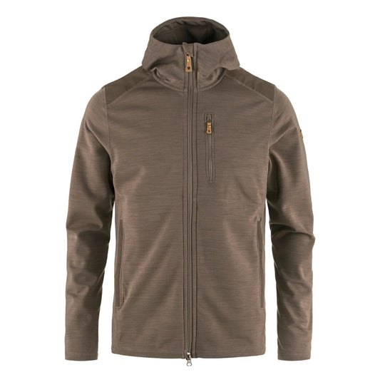 Fjallraven Keb Fleece Hoodie Suede Brown - The Sporting Lodge