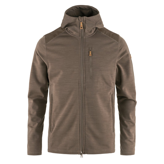Fjallraven Keb Fleece Hoodie Suede Brown - The Sporting Lodge