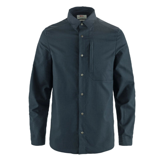 Fjallraven Keb Trekking Shirt LS Dark Navy-Dark Navy - The Sporting Lodge
