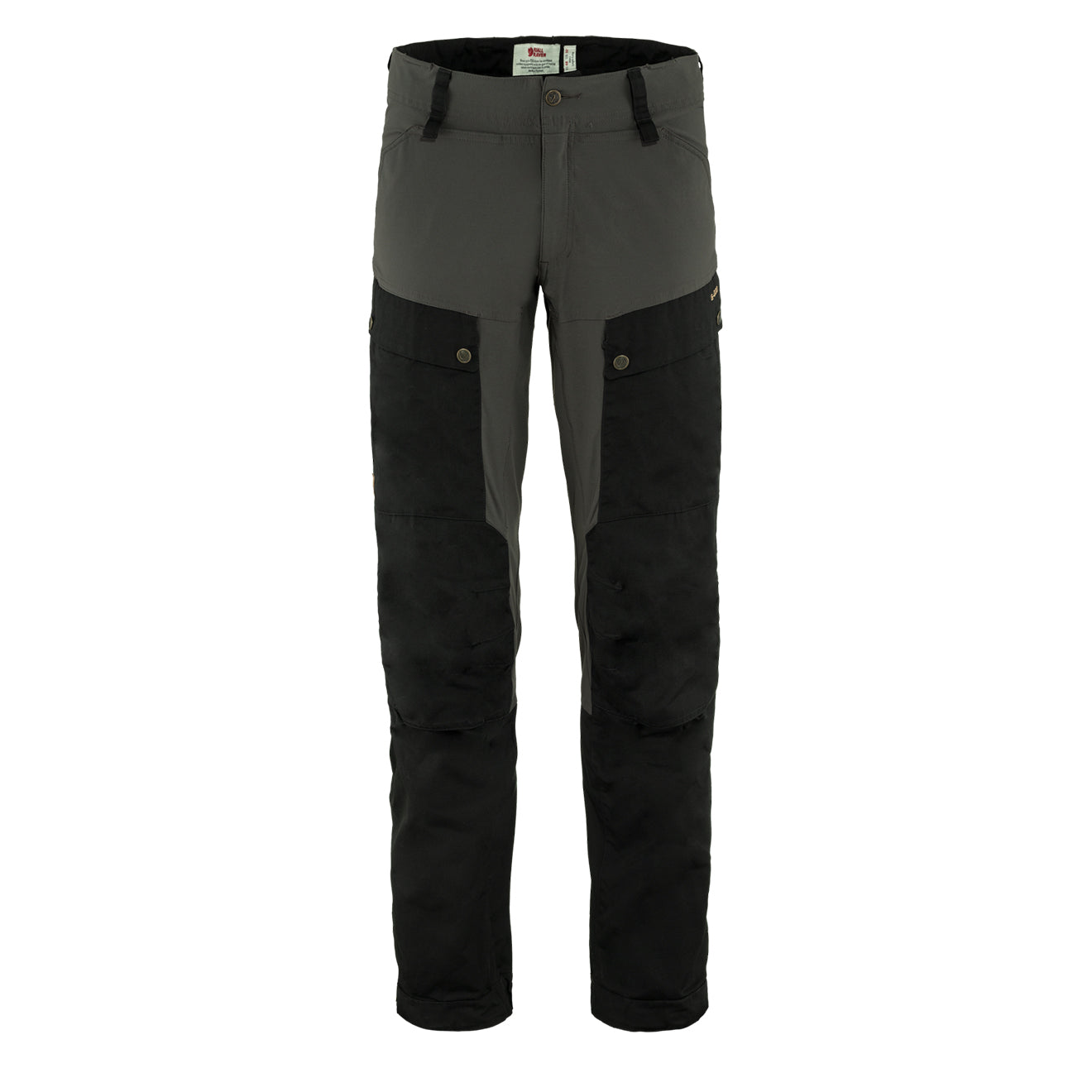 Fjallraven Keb Trousers Reg Leg Black / Stone Grey - The Sporting Lodge