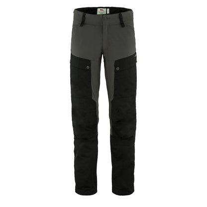 Fjallraven Keb Trousers Reg Leg Black / Stone Grey - The Sporting Lodge