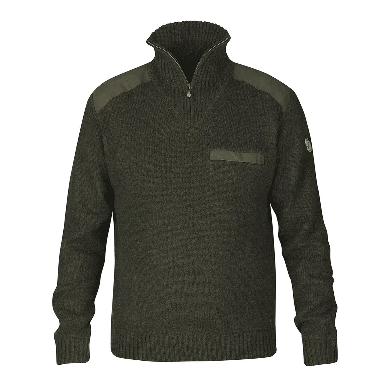 Fjallraven Koster Sweater Dark Olive - The Sporting Lodge
