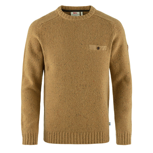 Fjallraven Lada Round-neck Sweater Buckwheat Brown - The Sporting Lodge