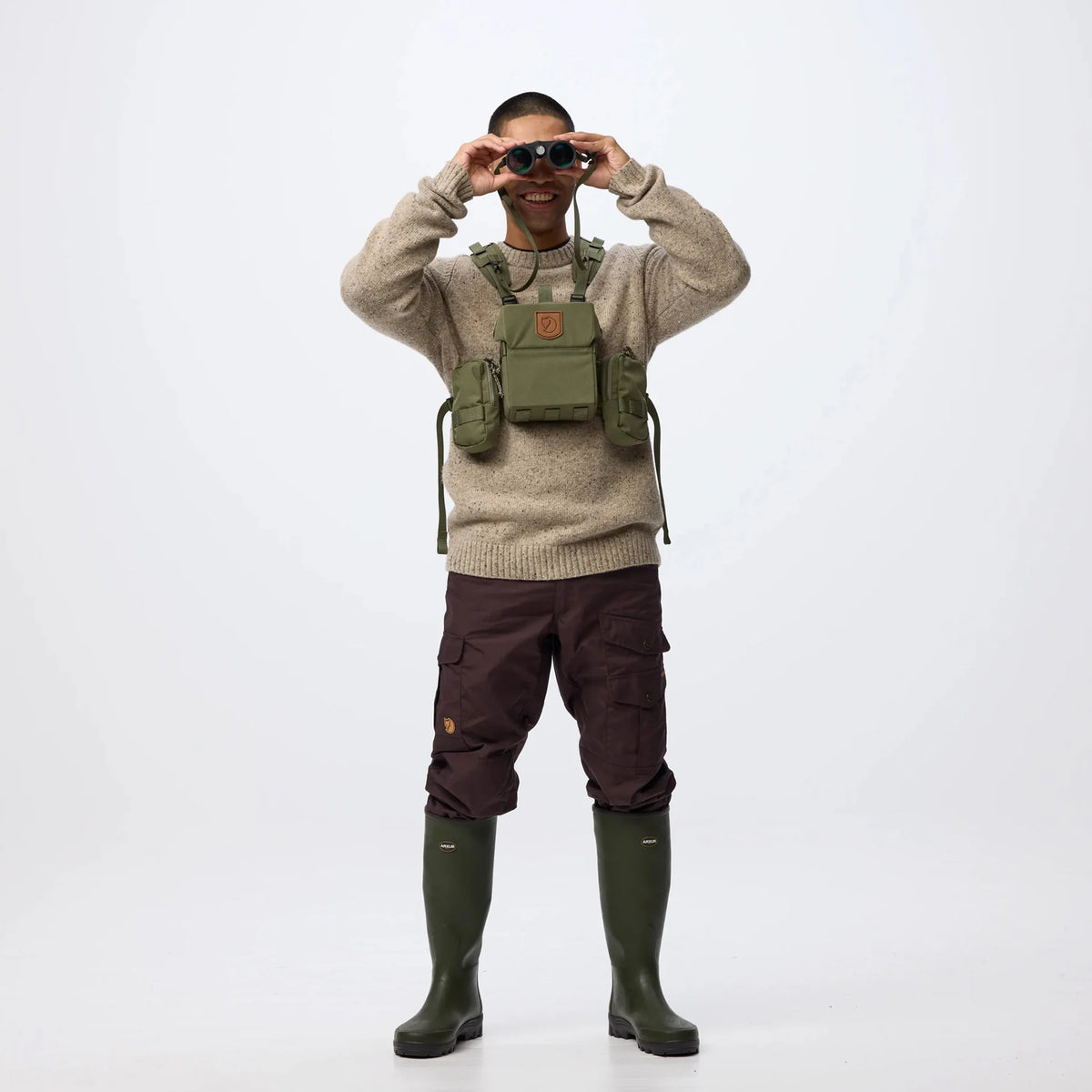 Fjallraven Lappland Bino Harness Green
