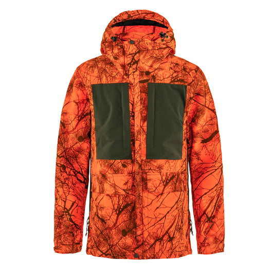 Fjallraven Lappland Hybrid Jacket Orange Multi Camo-Deep Forest
