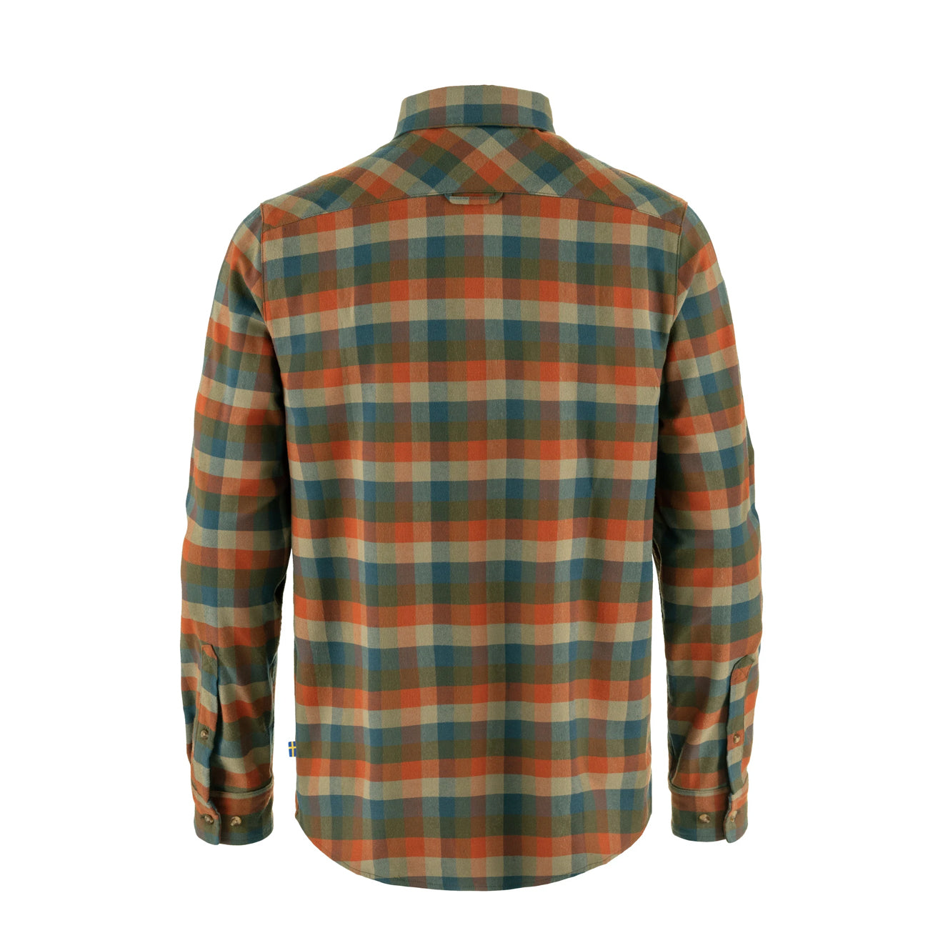 Fjallraven Lappland Stretch Flannel Shirt Laurel Green-Autumn Leaf