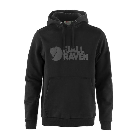 Fjallraven Logo Hoodie Black