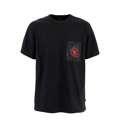 Fjallraven Logo Pocket T-Shirt Black