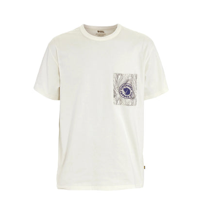 Fjallraven Logo Pocket T-Shirt Eggshell