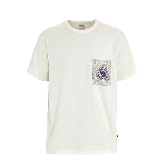 Fjallraven Logo Pocket T-Shirt Eggshell