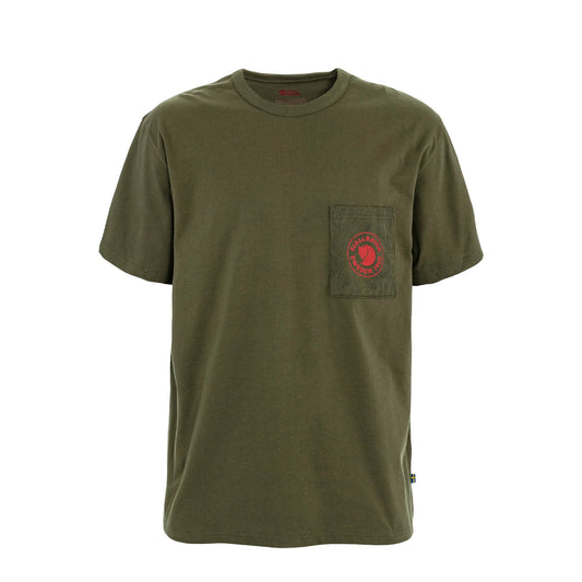 Fjallraven Logo Pocket T-Shirt Laurel Green