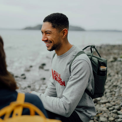 Fjallraven Logo Sweater Wood Brown