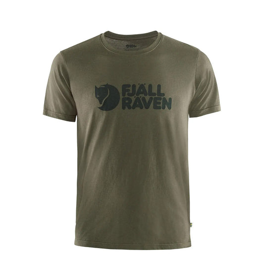 Fjallraven Logo T-Shirt Dark Olive