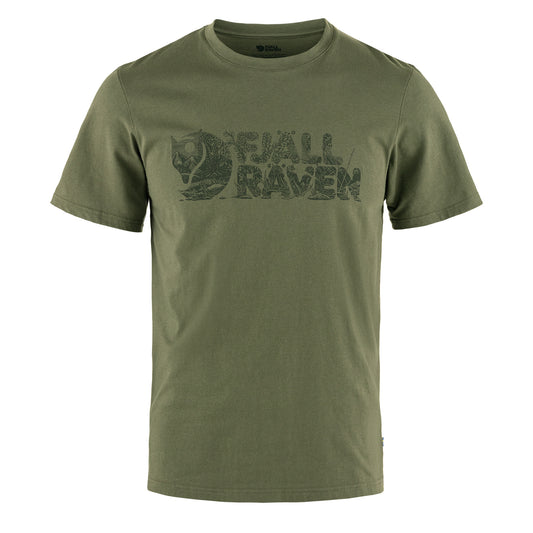 Fjallraven Lush Logo T-Shirt Laurel Green - The Sporting Lodge