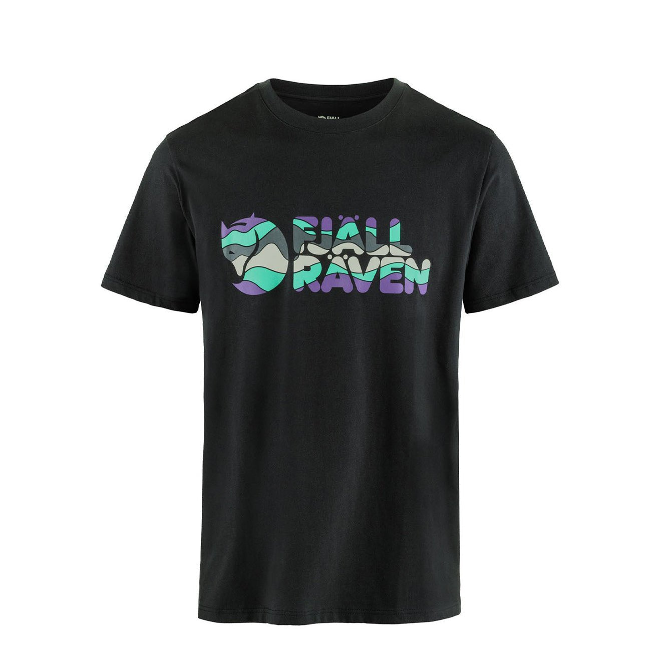 Fjallraven Multicolor Logo T-shirt Black