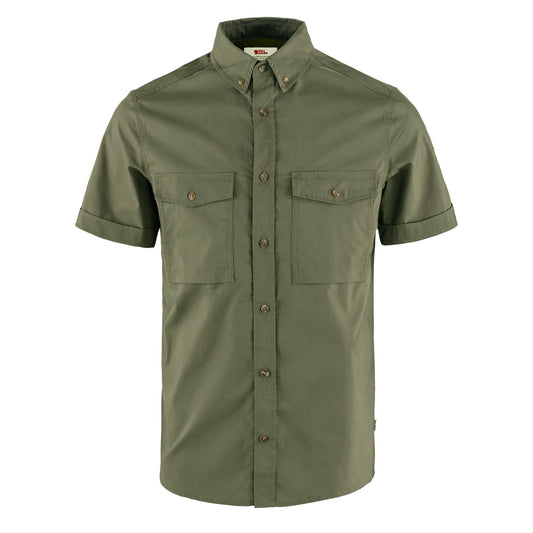 Fjallraven Ovik Air Stretch SS Shirt Laurel Green - The Sporting Lodge