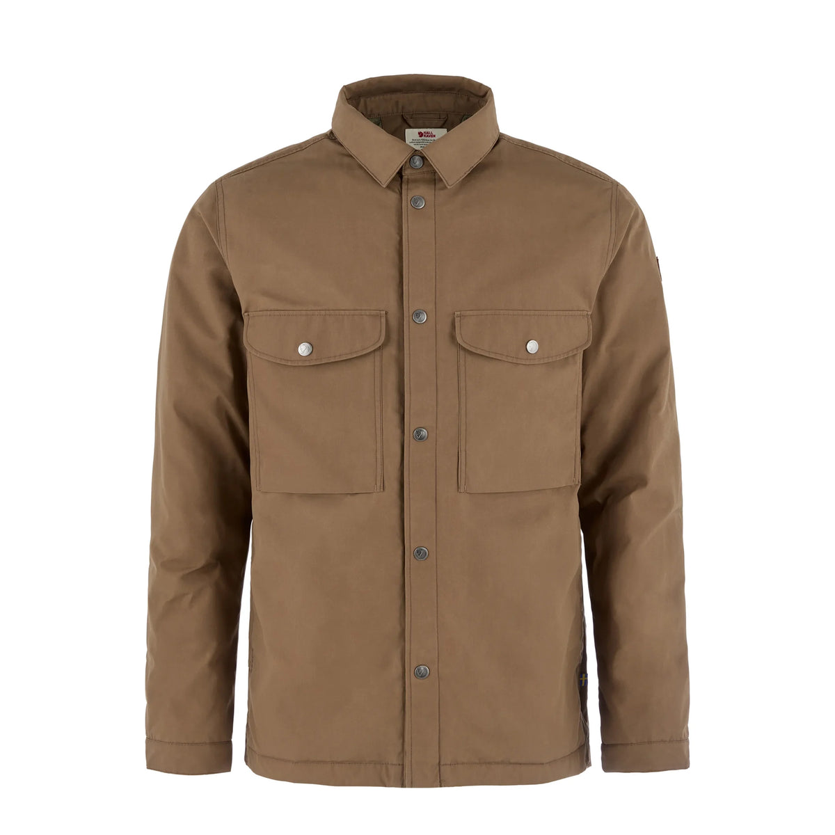 Fjallraven Ovik Down Shirt Jacket Wood Brown